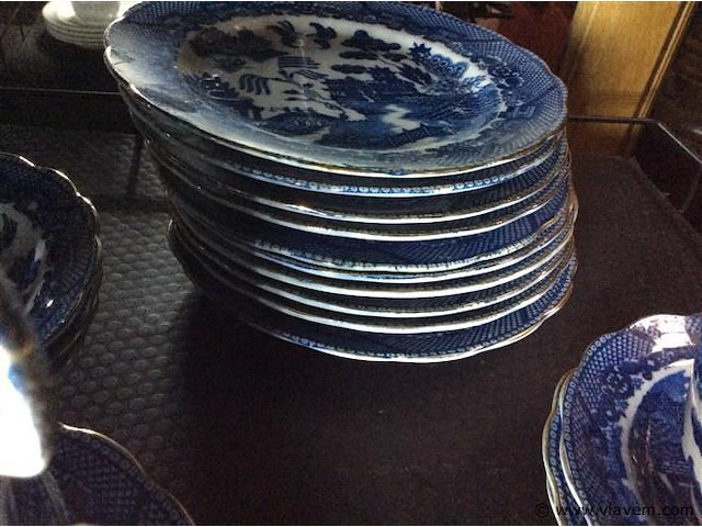 Koffieservies (blauw) - afbeelding 3 van  3