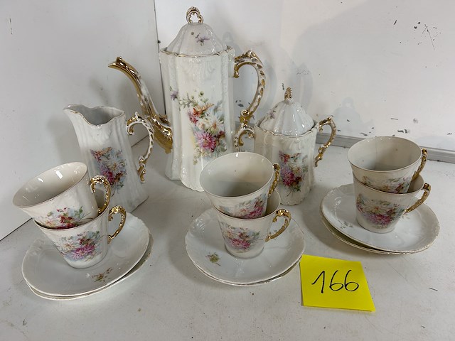 Koffieservies porcelein - afbeelding 1 van  2