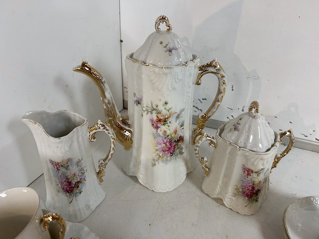 Koffieservies porcelein - afbeelding 2 van  2