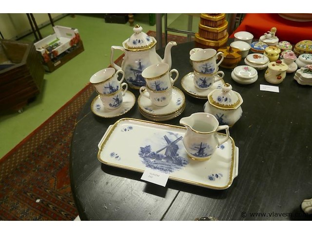 Koffieserviesje voor 6 personen - afbeelding 1 van  2