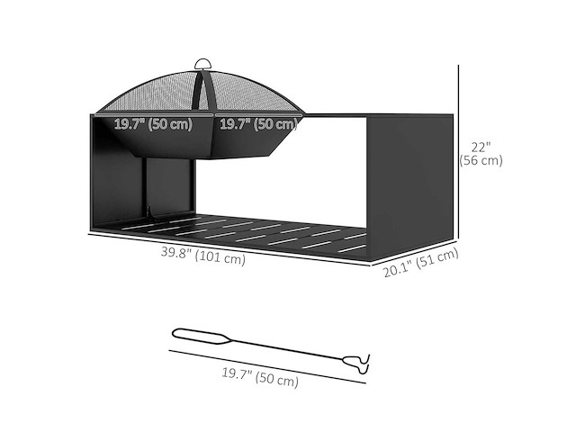 Koffietafel met opbergplank - afbeelding 4 van  5