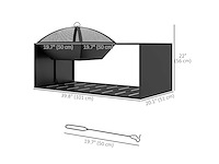 Koffietafel met opbergplank - afbeelding 4 van  5