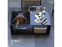 Koffietafel met opbergplank - afbeelding 5 van  5