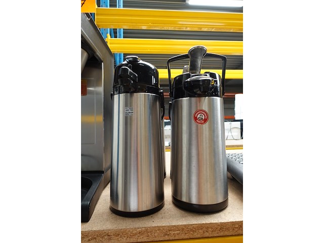 Koffiezetapparaat + 4x thermos pompkan - afbeelding 2 van  7