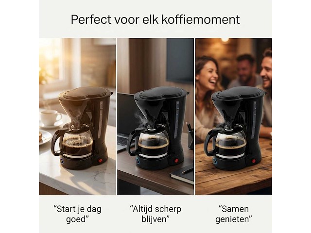 Koffiezetapparaat filterkoffie 1,5l (3x) - afbeelding 3 van  8