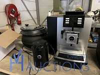 Koffiezetapparaat jura en soepkoker