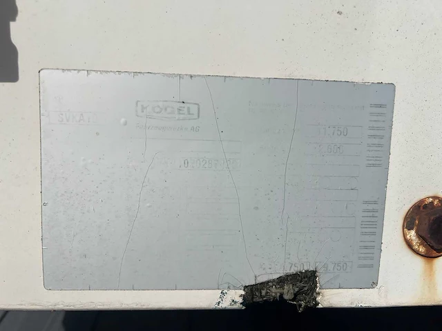 Kögel ag - 2000 - 446 122 000 0 - oplegger - afbeelding 8 van  20