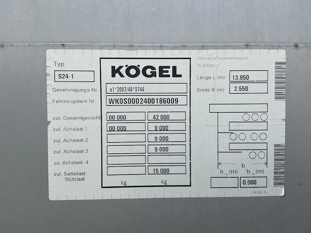 Kögel s24-1 oplegger - afbeelding 10 van  10