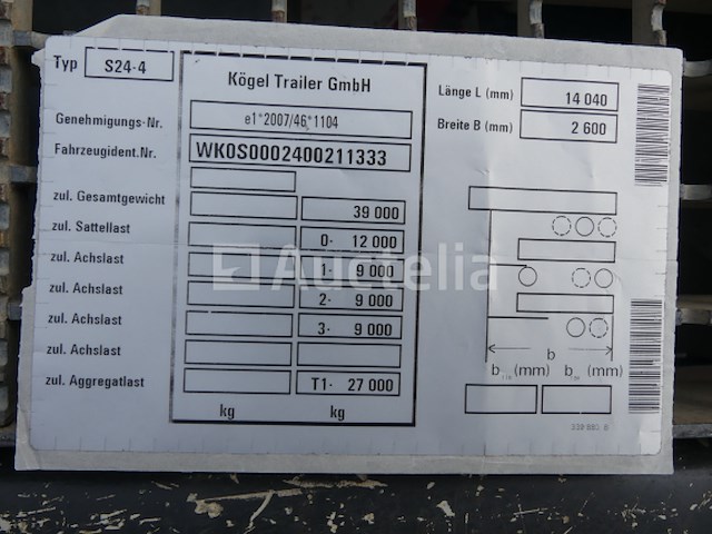 Kogel sva-24 gekoelde oplegger (2017-vin:wk0s0002400211333) - afbeelding 10 van  24