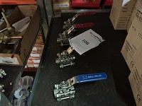 Kogelkraan afsluiters (4x)