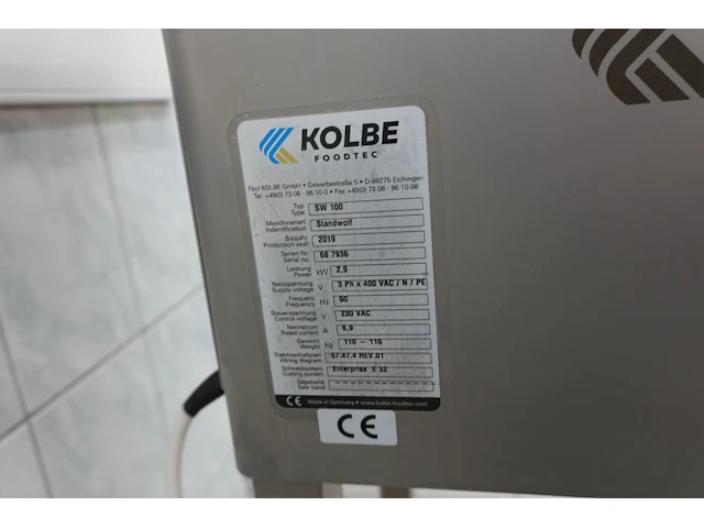 Kolbe gehaktmolen met toebehoren (2019) - afbeelding 3 van  8