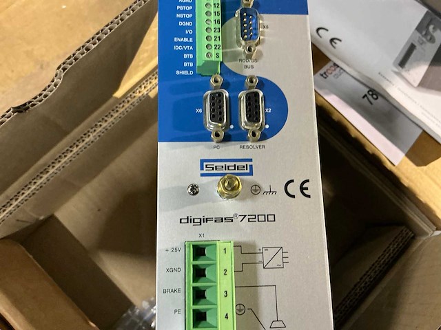 Kollmorgen seidel digifas 7200 digitale servo versterker - afbeelding 4 van  4