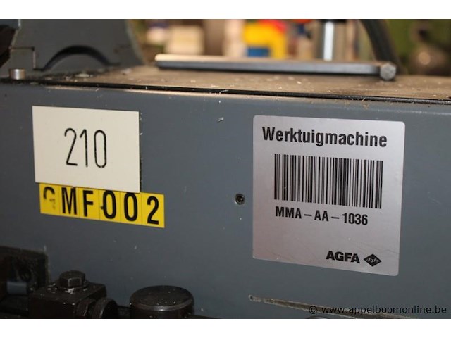 Kolomboor/freesmachine, aciera, f4, met mitutoyo digitale uitlezing, werking niet gekend - afbeelding 4 van  8