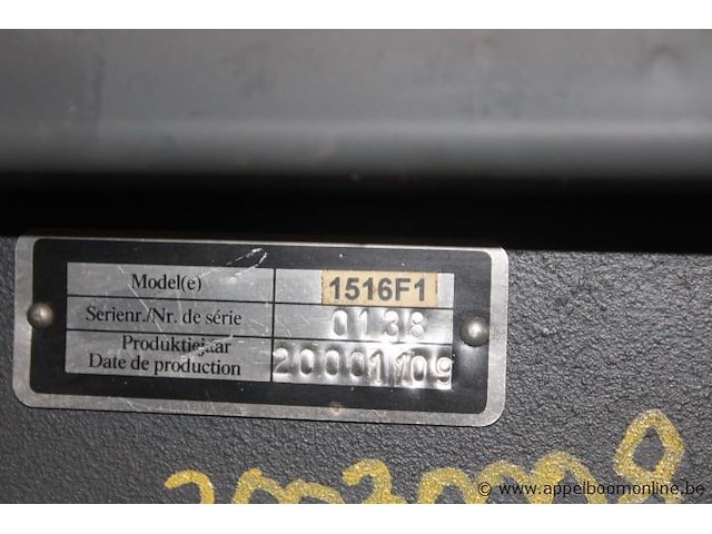 Kolomboormachine, criko, 1516f1, 1/2 pk, 220v, 3-16mm capaciteit, werking niet gekend, bj 2000 - afbeelding 2 van  3