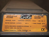 Kolomboormachine, criko, 1516f1, 1/2 pk, 220v, 3-16mm capaciteit, werking niet gekend, bj 2000 - afbeelding 3 van  3