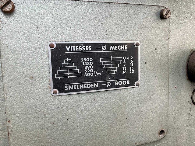 Kolomboormachine en slijpmolen - afbeelding 3 van  11