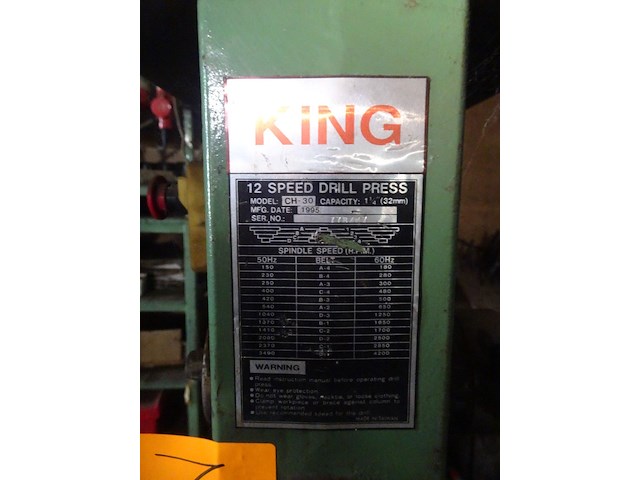 Kolomboormachine king - afbeelding 3 van  3