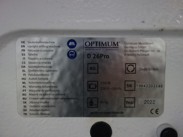 Kolomboormachine optimum - afbeelding 3 van  6