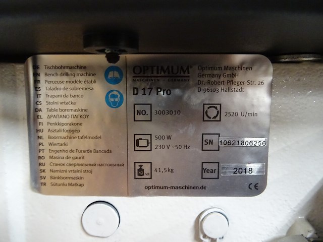 Kolomboormachine optimum - afbeelding 6 van  6