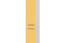 Kolomkast hansen 40cm 2 deuren & 1 lade - geel/wit - afbeelding 4 van  7