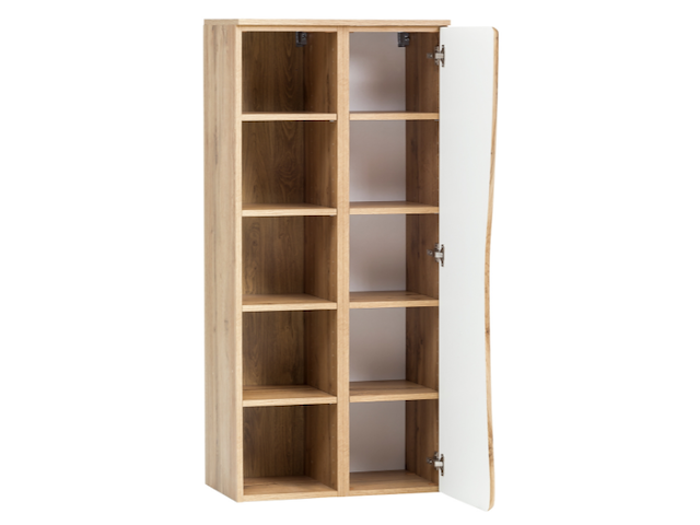 Kolomkast karan 60cm 1 deur - eik - afbeelding 3 van  7