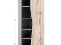 Kolomkast karan 60cm 1 deur - eik - afbeelding 6 van  7
