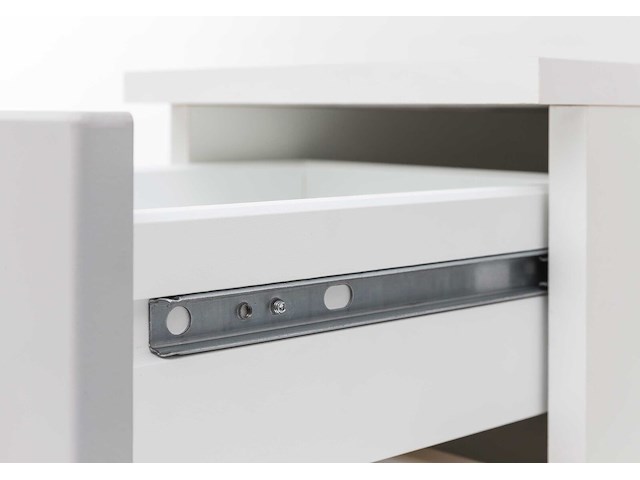 Kolomkast pares 30cm 2 deuren & 1 lade - grafiet/wotan eik - afbeelding 5 van  7