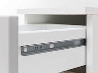 Kolomkast pares 30cm 2 deuren & 1 lade - grafiet/wotan eik - afbeelding 5 van  7