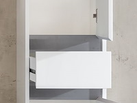 Kolomkast sol | 35 x 31 x 172 cm | wit melaminegecoat - afbeelding 2 van  3