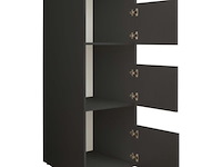 Kolomkast voor wasmachinekasten laundreezy | 50 x 68 x 162 cm | antraciet - afbeelding 6 van  7