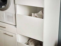 Kolomkast voor wasmachinekasten laundreezy | 50 x 68 x 162 cm | wit - afbeelding 2 van  7