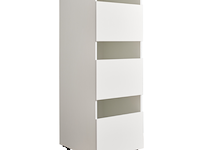 Kolomkast voor wasmachinekasten laundreezy | 50 x 68 x 162 cm | wit - afbeelding 7 van  7