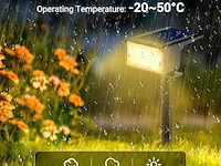 Kolpop 10 stuks / 77 led buitenlampen op zonne-energie - afbeelding 3 van  5