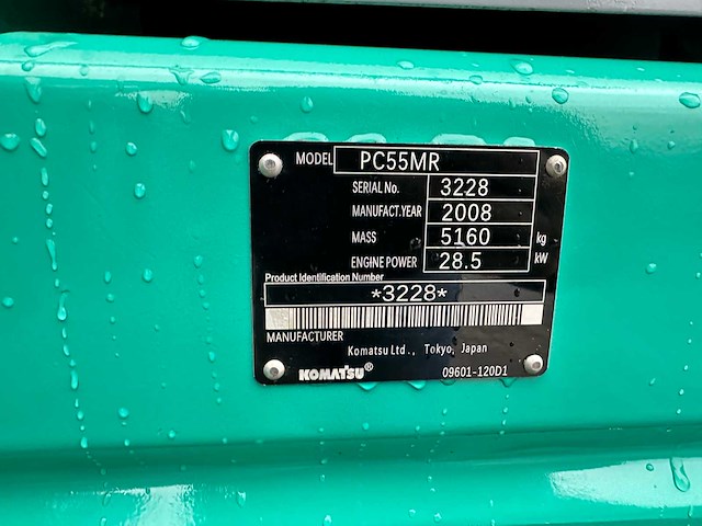 Komatsu - 2008 - pc55mr - midigraafmachine - afbeelding 33 van  39