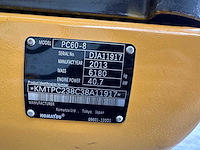 Komatsu - 2013 - pc60-8 - midigraafmachine - afbeelding 33 van  39