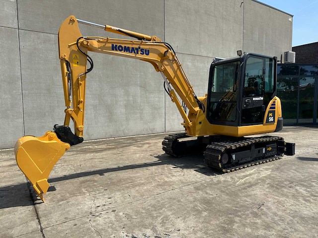 Komatsu - 2014 - pc56-7 - midigraafmachine - afbeelding 1 van  40