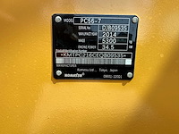 Komatsu - 2014 - pc56-7 - midigraafmachine - afbeelding 35 van  40