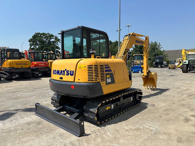 Komatsu - 2014 - pc56-7 - midigraafmachine - afbeelding 34 van  40