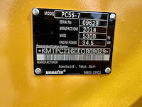 Komatsu - 2014 - pc56-7 - midigraafmachine - afbeelding 39 van  39