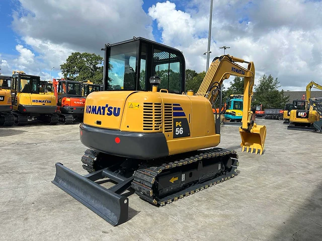 Komatsu - 2014 - pc56-7 - midigraafmachine - afbeelding 34 van  40