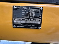 Komatsu - 2014 - pc70-8 - midigraafmachine - afbeelding 35 van  40