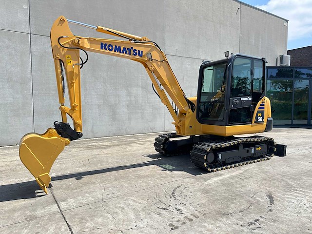 Komatsu - 2016 - pc56-7 - midigraafmachine - afbeelding 1 van  38