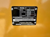 Komatsu - 2016 - pc56-7 - midigraafmachine - afbeelding 25 van  38