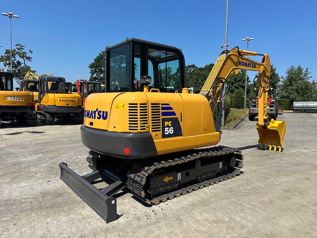 Komatsu - 2016 - pc56-7 - midigraafmachine - afbeelding 30 van  35