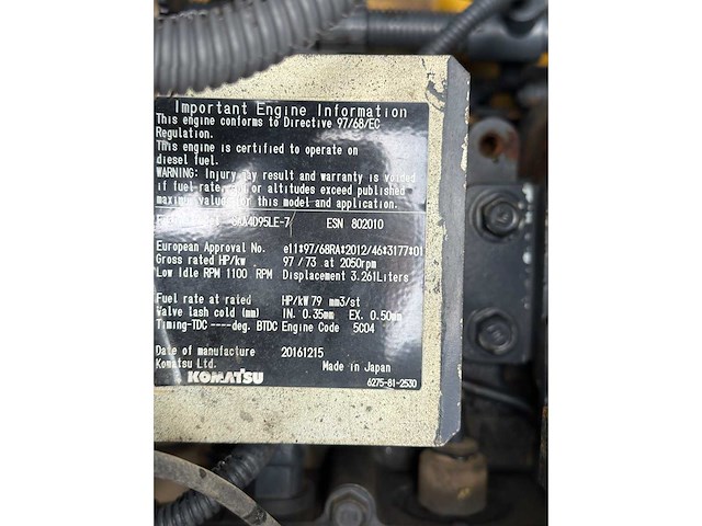 Komatsu - 2017 - pc138 us-11 - rupsgraafmachine - afbeelding 33 van  55