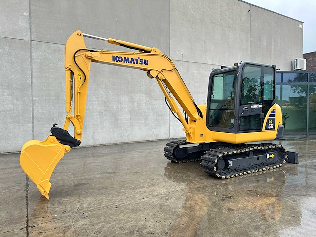 Komatsu - 2017 - pc56-7 - midigraafmachine - afbeelding 1 van  39