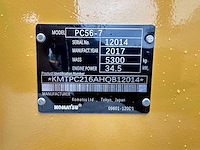 Komatsu - 2017 - pc56-7 - midigraafmachine - afbeelding 32 van  38