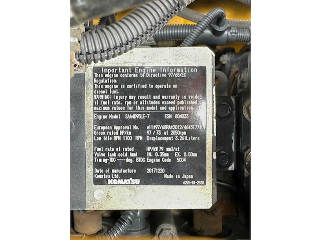 Komatsu - 2018 - pc138 us-11 - midigraafmachine - afbeelding 23 van  36