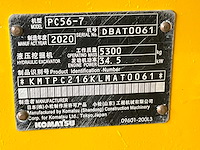 Komatsu - pc56-7 - midi-excavator - 2020 - afbeelding 25 van  31