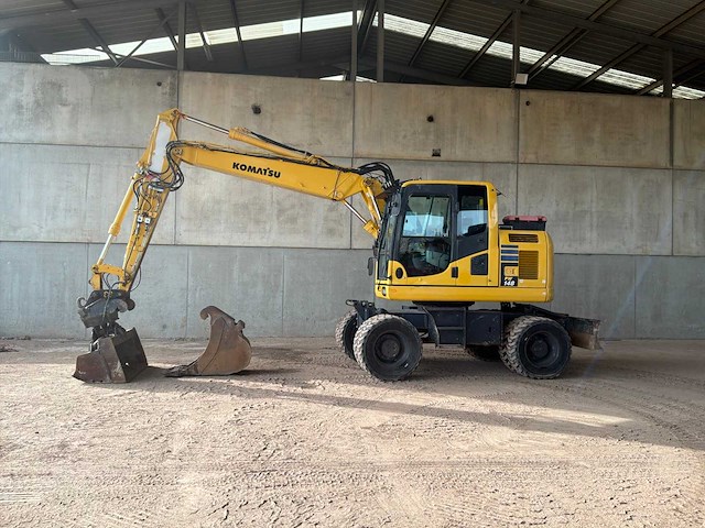 Komatsu - pw 148-10 - wheeled excavator - 2014 - afbeelding 12 van  24